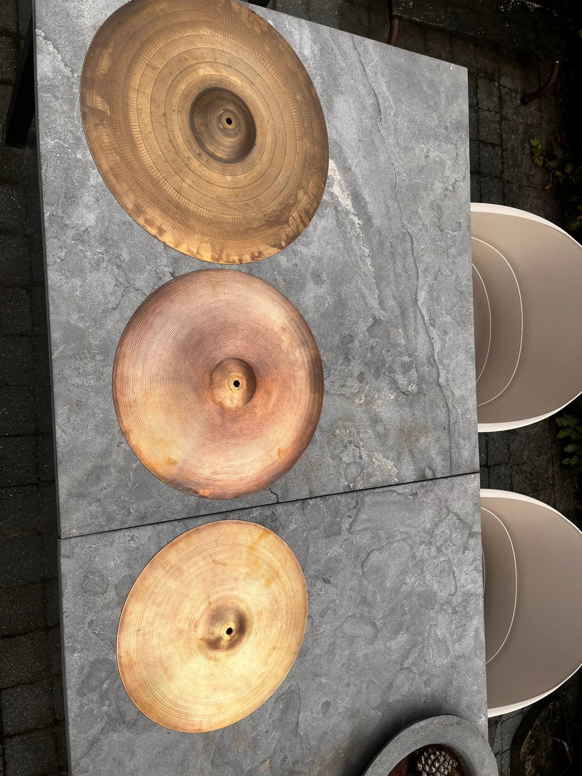 Vintage Bekkens ; Meinl en Zymbor (Sonor), Ophalen, Gebruikt, Overige merken