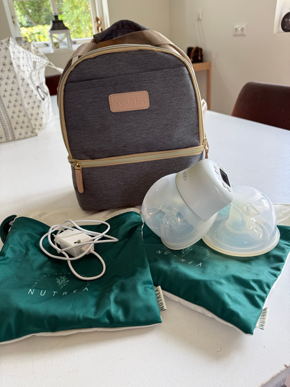 borstkolf met tas en accessoires, Ophalen, Overige merken, Gebruikt, Borstkolf