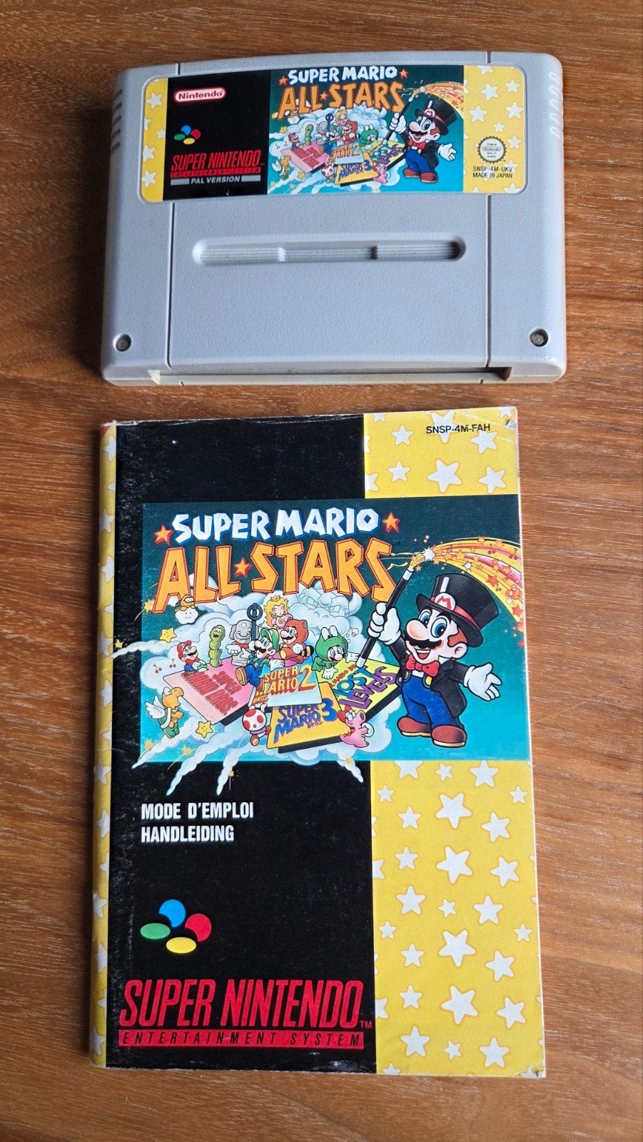 SNES | Super Mario All-Stars - game + handleiding, Gebruikt, 1 speler, Ophalen of Verzenden, Vanaf 3 jaar