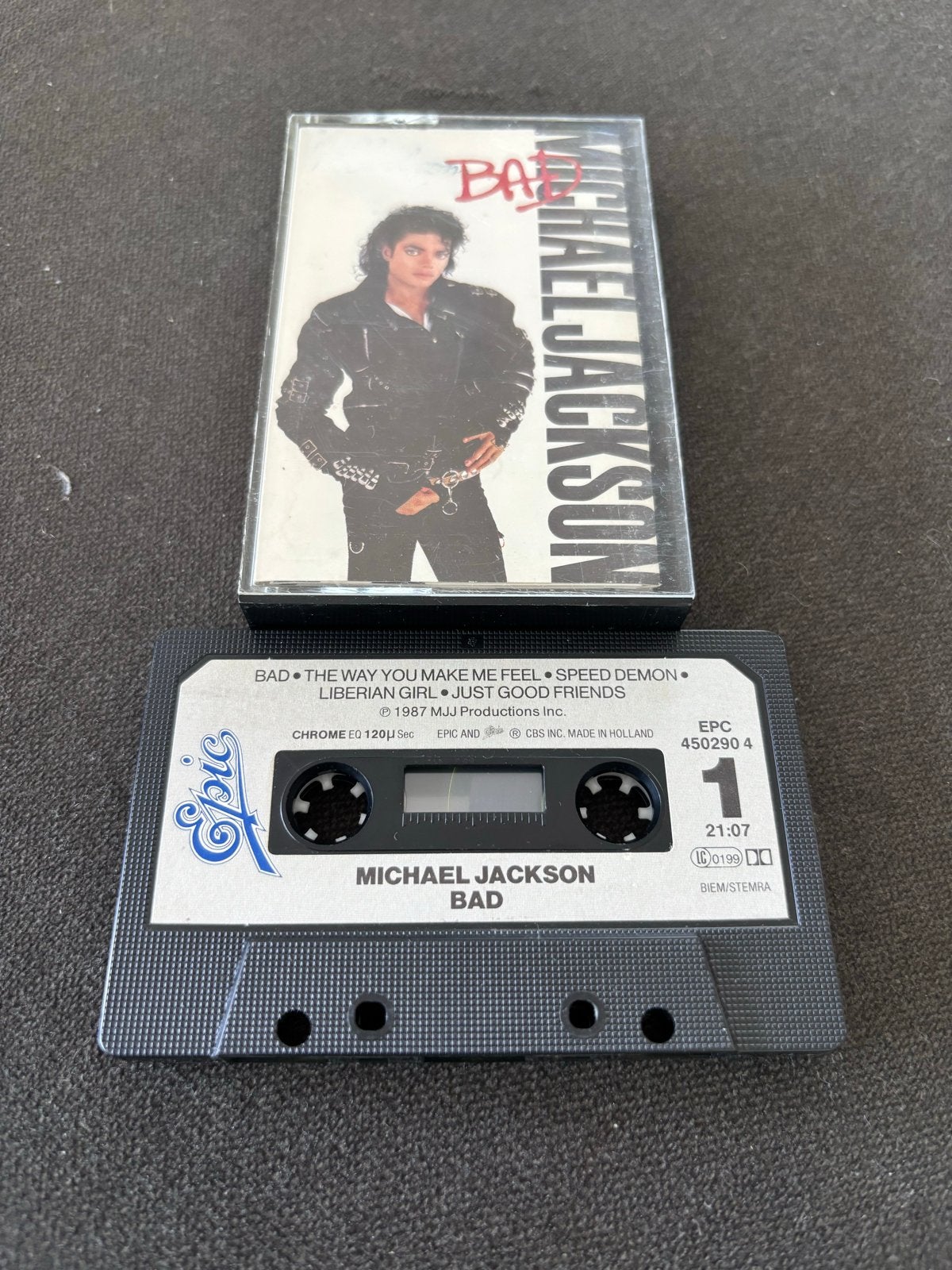 Michael Jackson - Bad (Cassettebandje) originele uitgave, Cd's en Dvd's, Ophalen of Verzenden, Pop, 1 bandje, Origineel