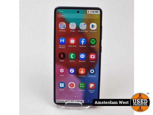 Samsung Galaxy A51 4G 128GB Zwart | Nette Staat