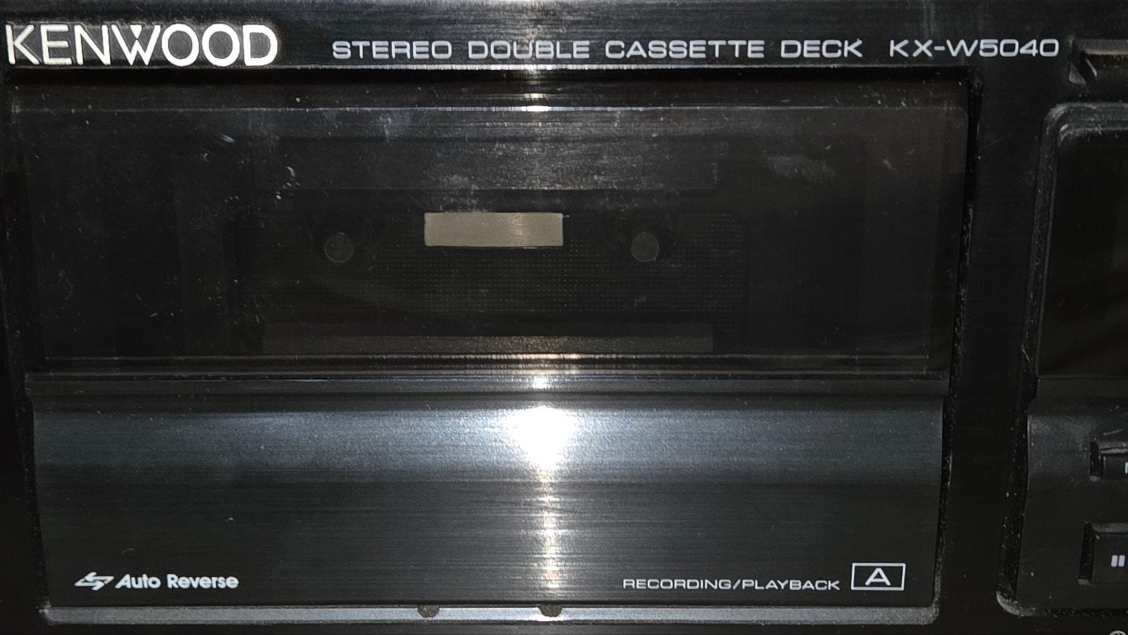 Kenwood KX-W5040 Stereo Dubbel Cassettedeck, Audio, Tv en Foto, Ophalen of Verzenden, Dubbel, Kenwood, Auto-reverse
