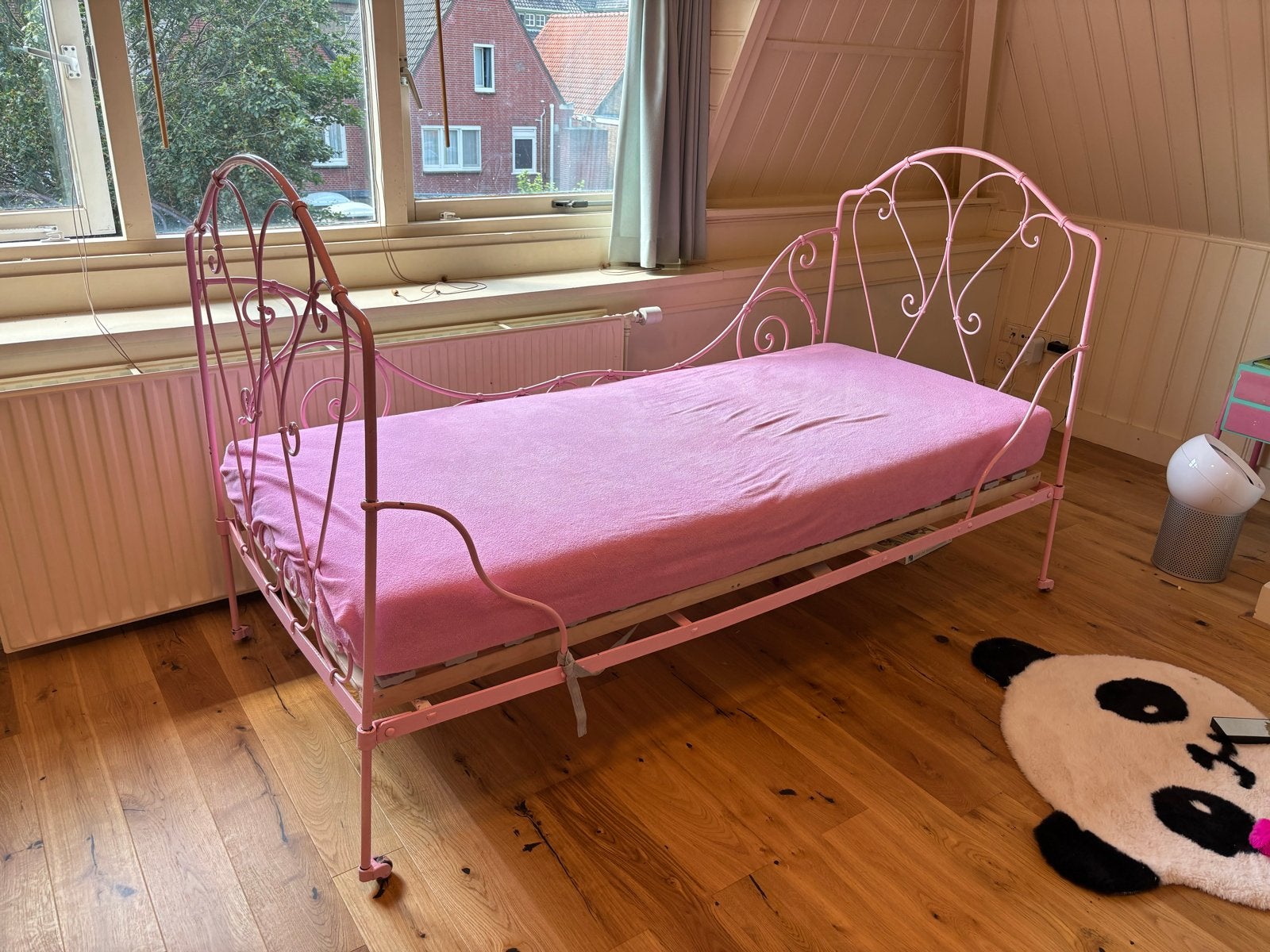 Antiek Frans inklapbaar meisjes prinsessen bed roze, Antiek en Kunst, Antiek | Meubels | Bedden, Ophalen