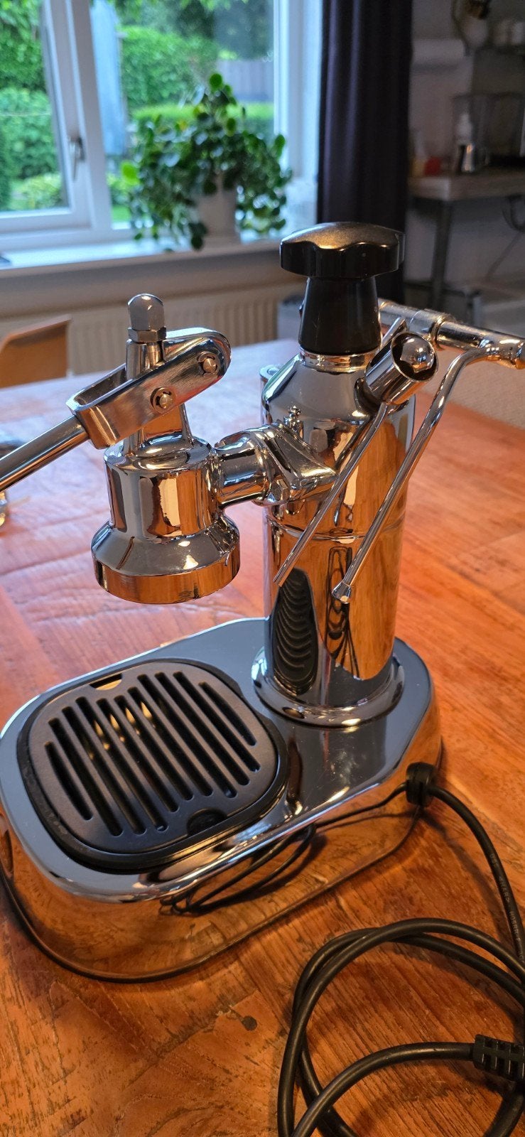 La Pavoni Europiccola - Zo goed als nieuw met accessoires, Witgoed en Apparatuur, Ophalen, Zo goed als nieuw, Espresso apparaat