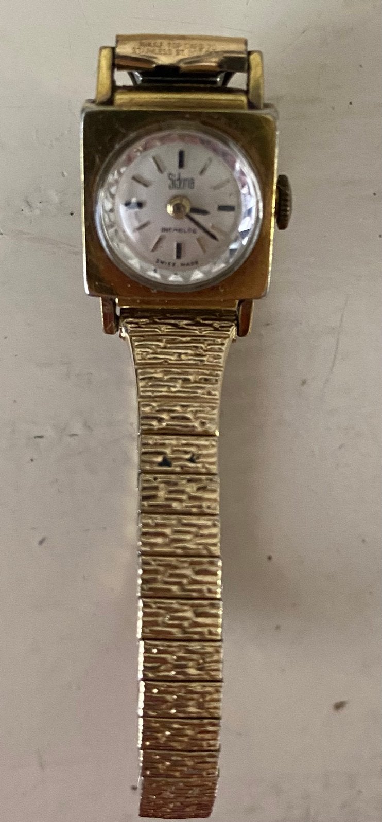Werkend vintage horloge Siduna&Speidel, Ophalen of Verzenden, Goud, Overige merken