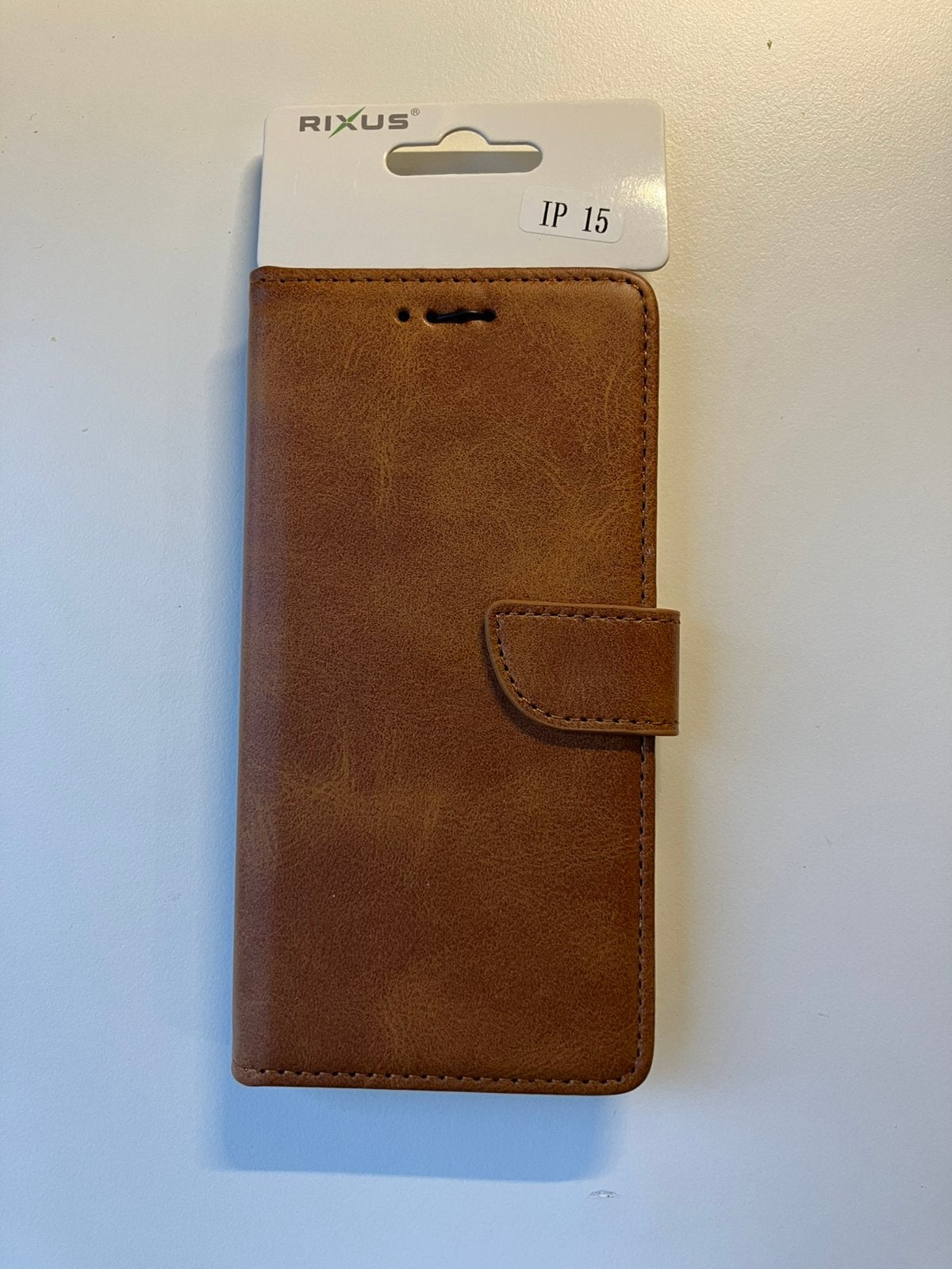 iPhone 15 6.1 inch bookcase, kunstleer, TPU, Rixus
