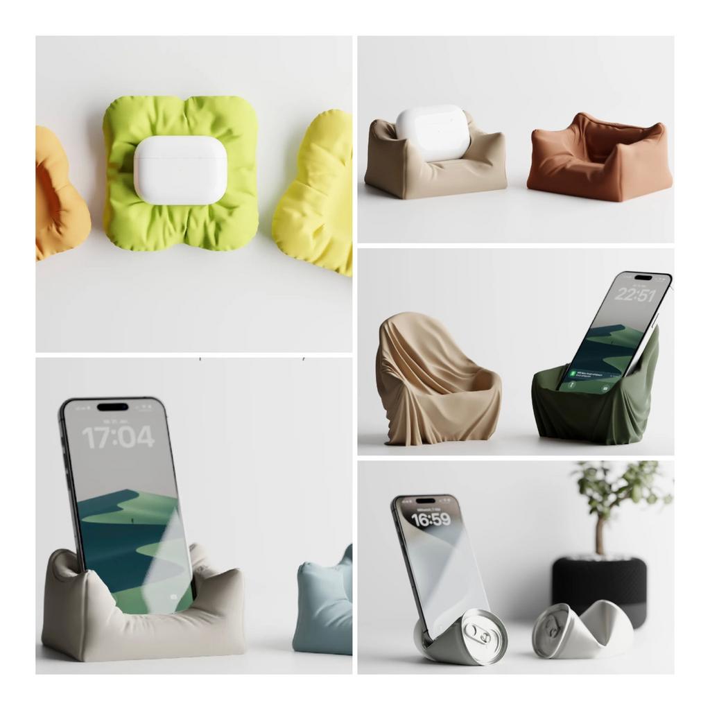 Telefoon houders en oplaadstations 3d design, Ophalen of Verzenden, Nieuw