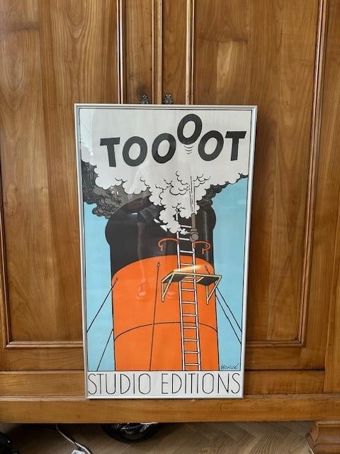 Hergé kleuren litho "TOOOOT", Eén stripboek, Ophalen of Verzenden, Zo goed als nieuw, Hergé