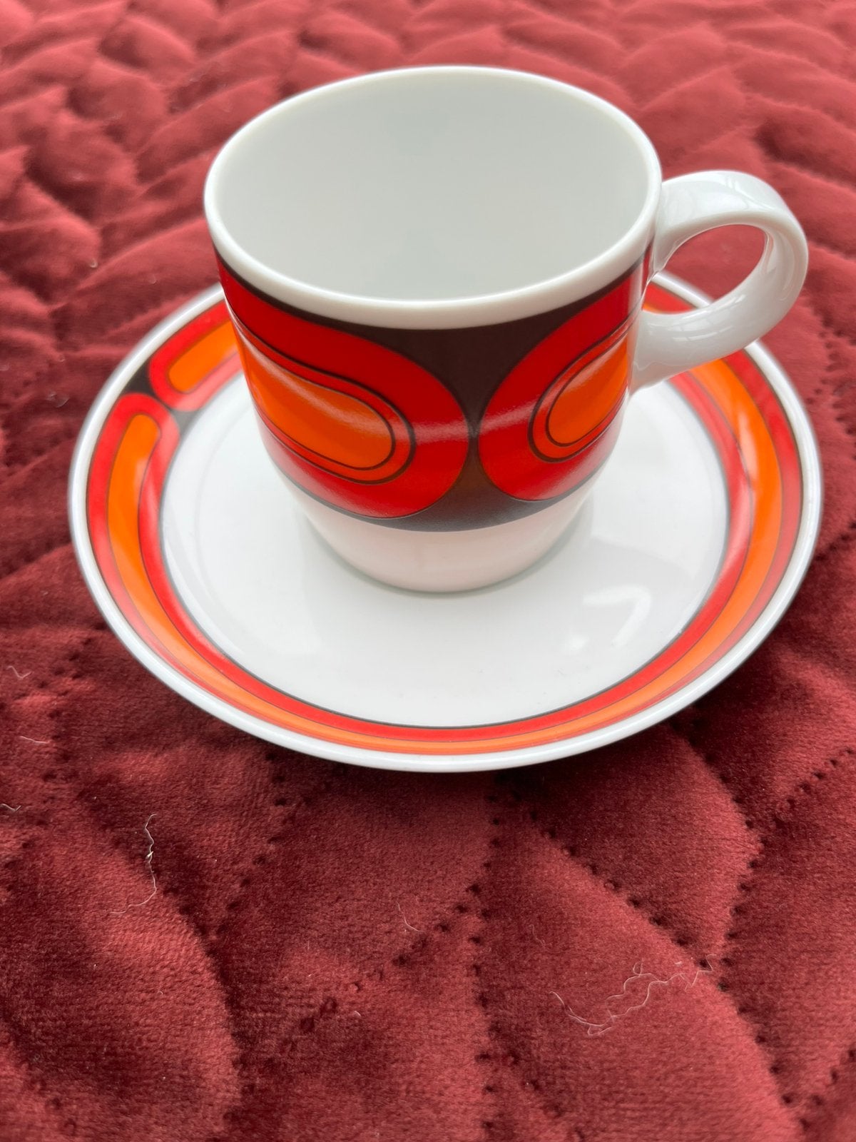 Arzberg Germany kop en schotel/espresso kopje, Ophalen of Verzenden, Zo goed als nieuw, Porselein, Kop en/of schotel