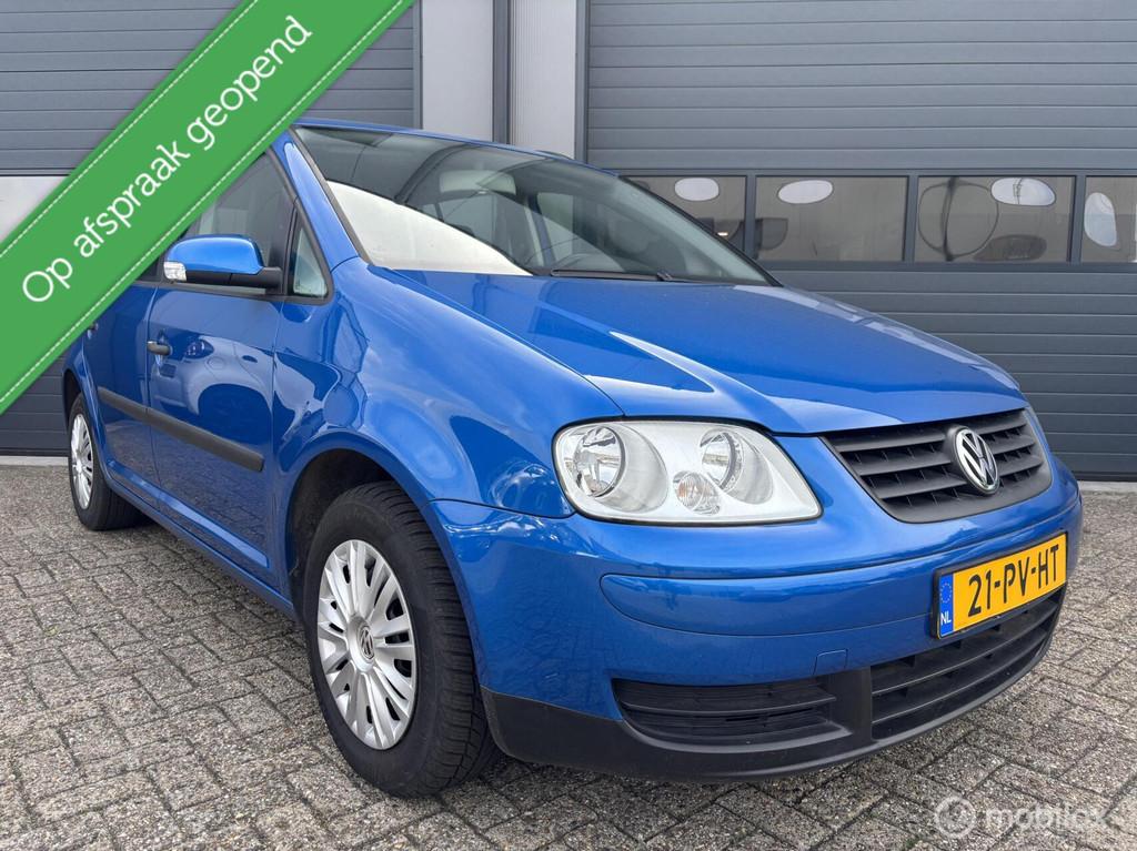 Volkswagen Touran 1.6-16V Athene Uitvoering, Voorwielaandrijving, 4 cilinders, Blauw, 116 pk