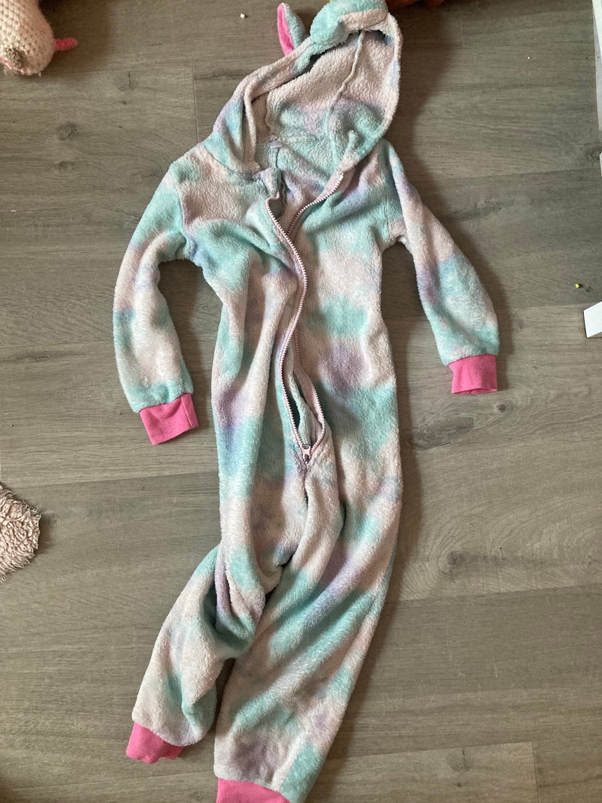 Onesie unicorn maat 110-116, Ophalen of Verzenden, Gebruikt, Meisje, Nacht- of Onderkleding