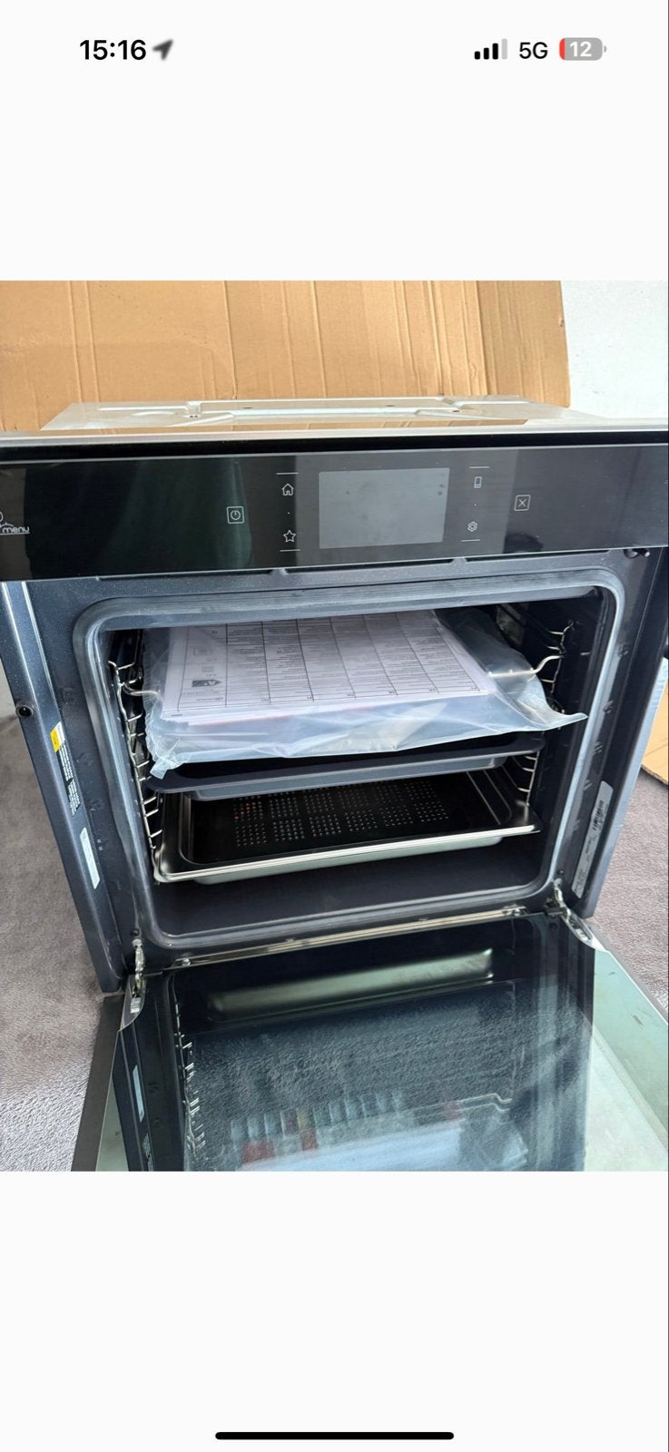 Gloednieuw Inbouw Oven (Combi Stoom oven), Ophalen, Bauknecht, Hete lucht, Inbouw