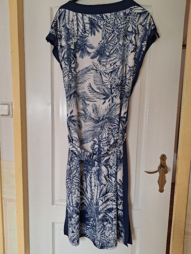 Zomerjurk, K design, maar xl, Kleding | Dames, Blauw, Maat 42/44 (L), Ophalen of Verzenden, Zo goed als nieuw
