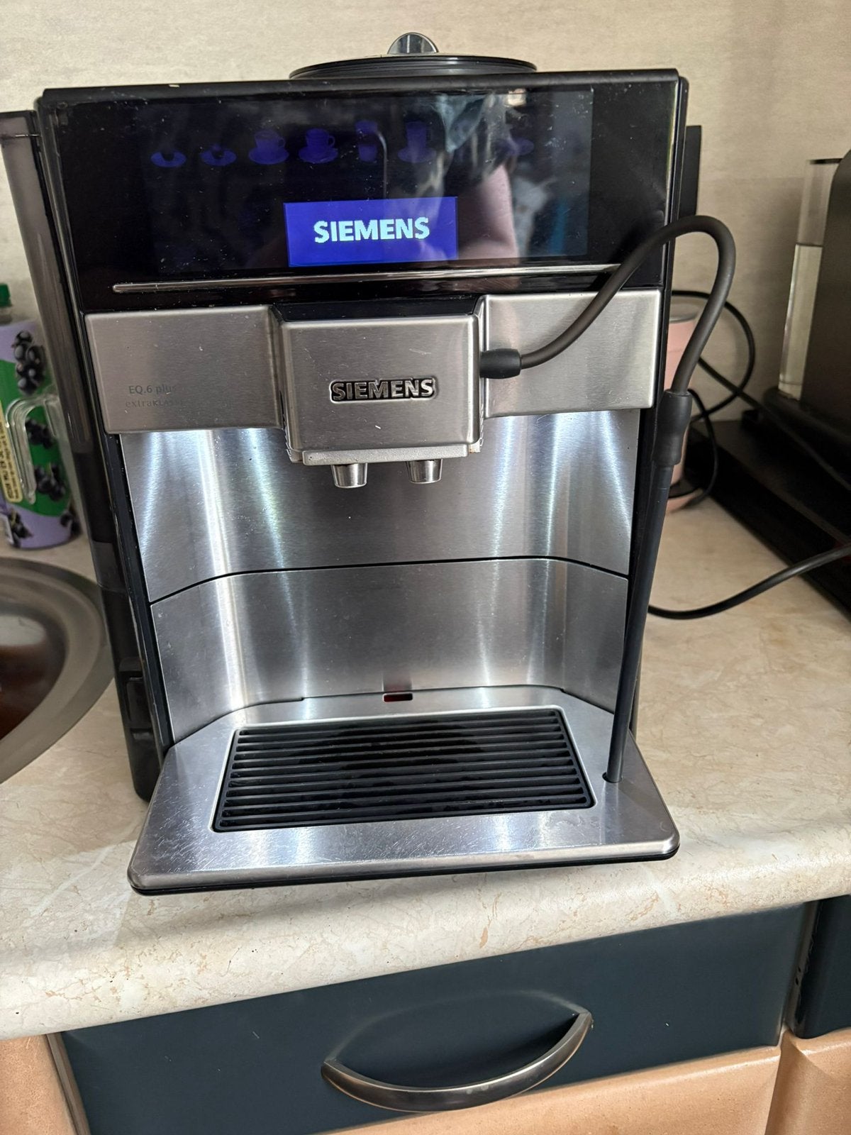 Siemens koffie bonen machine, Ophalen of Verzenden, Zo goed als nieuw, Koffiemachine, Koffiebonen