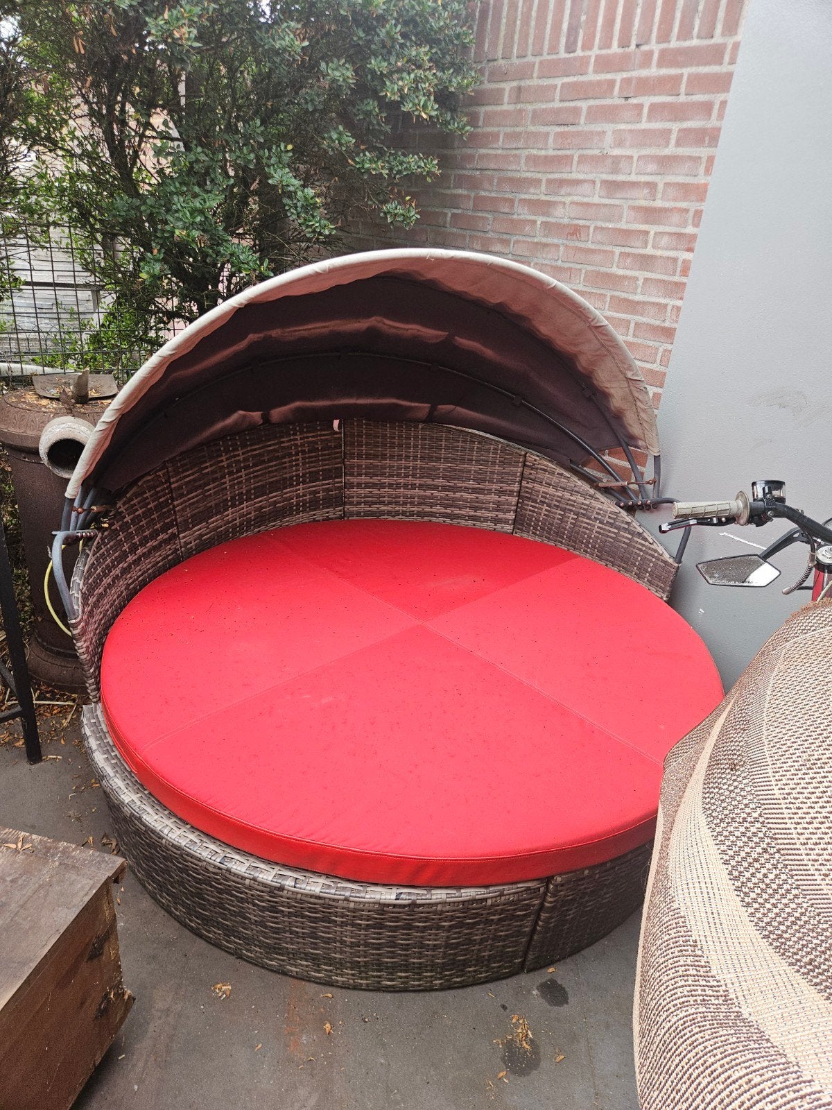 ronde loungeset, Tuin en Terras, Tuinsets en Loungesets, Ophalen