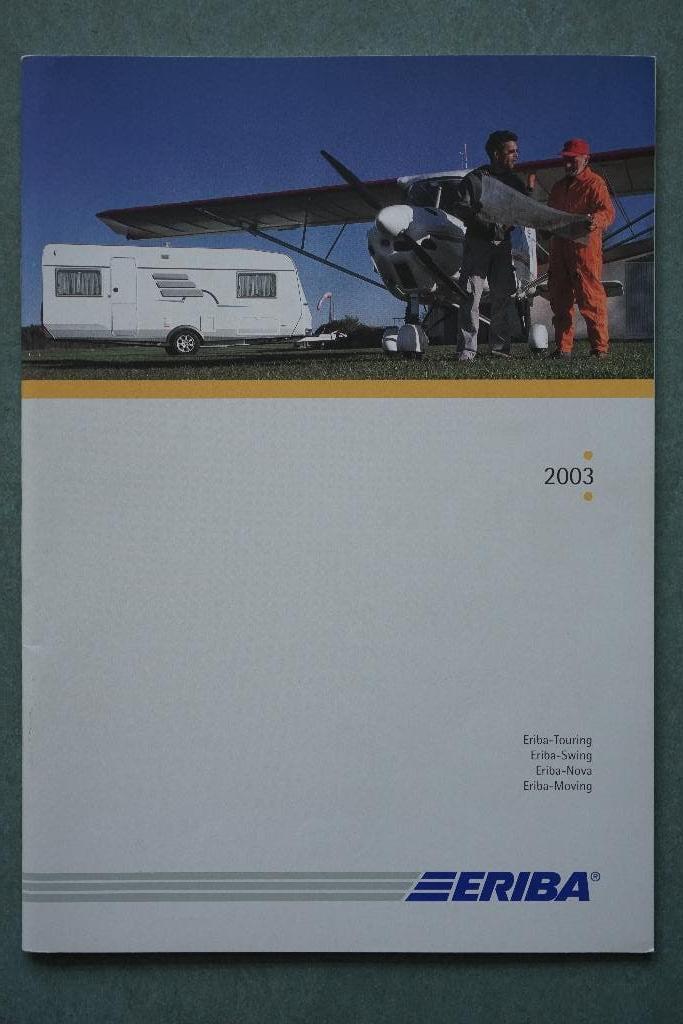 caravan brochures: Eriba 1995/2003, Gelezen, Verzenden, Eriba, Overige merken