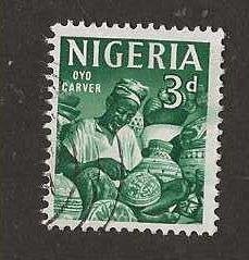 Nigeria; 101, Verzenden, Gestempeld, Oost-Azië