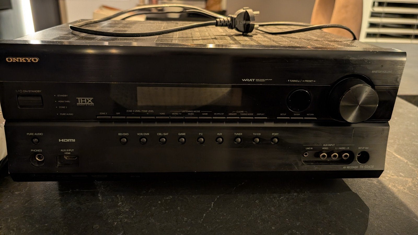 Onkyo TX-SR608 7.2 HDMI AV Receiver, Gebruikt, Ophalen of Verzenden, 120 watt of meer, Onkyo