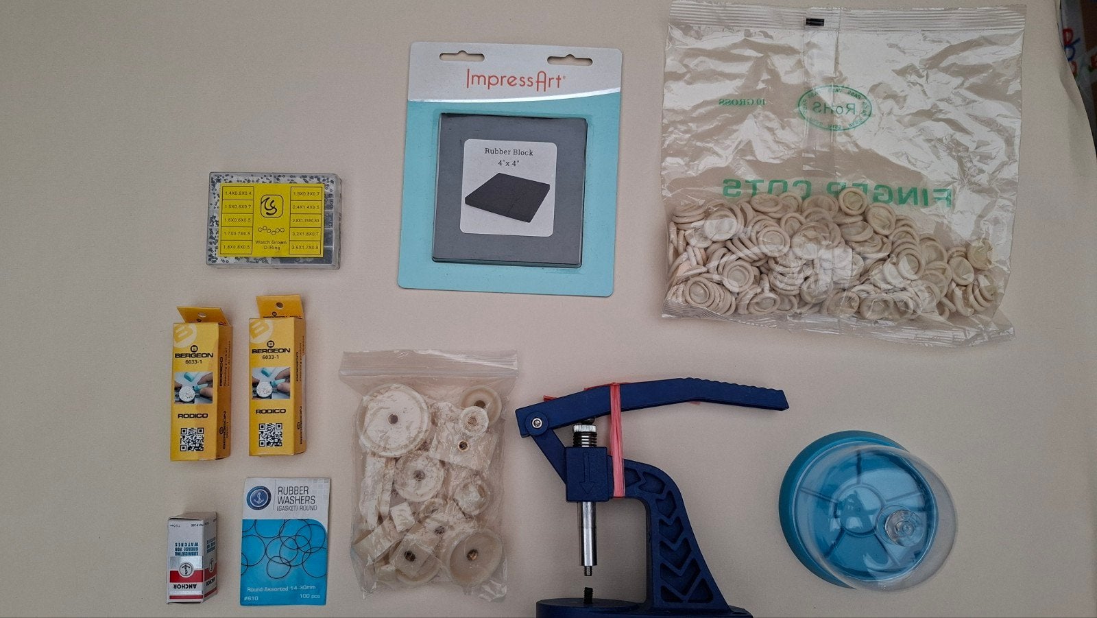 Complete set Horlogemakers Gereedschap & Onderdelen, Verzenden, Staal, Overige merken