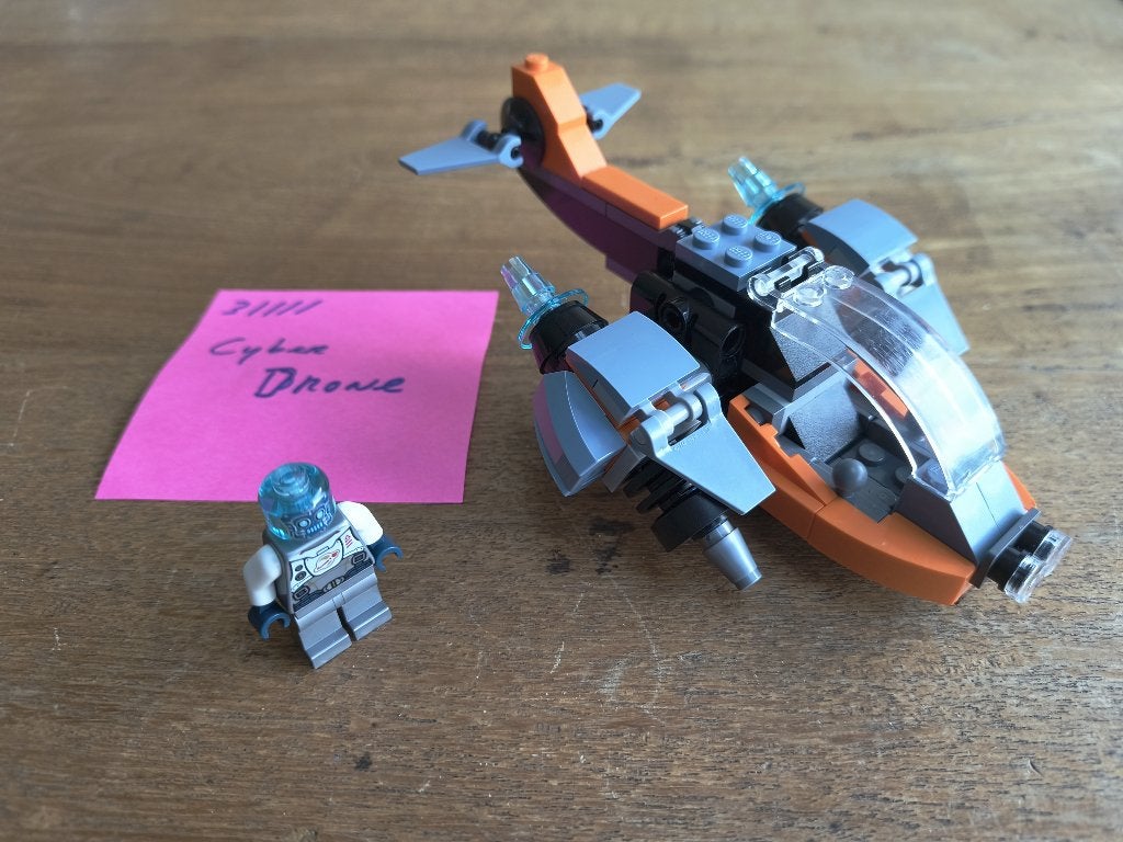 Lego Creator - Cyber Drone (31111), Ophalen of Verzenden, Gebruikt, Complete set, Lego