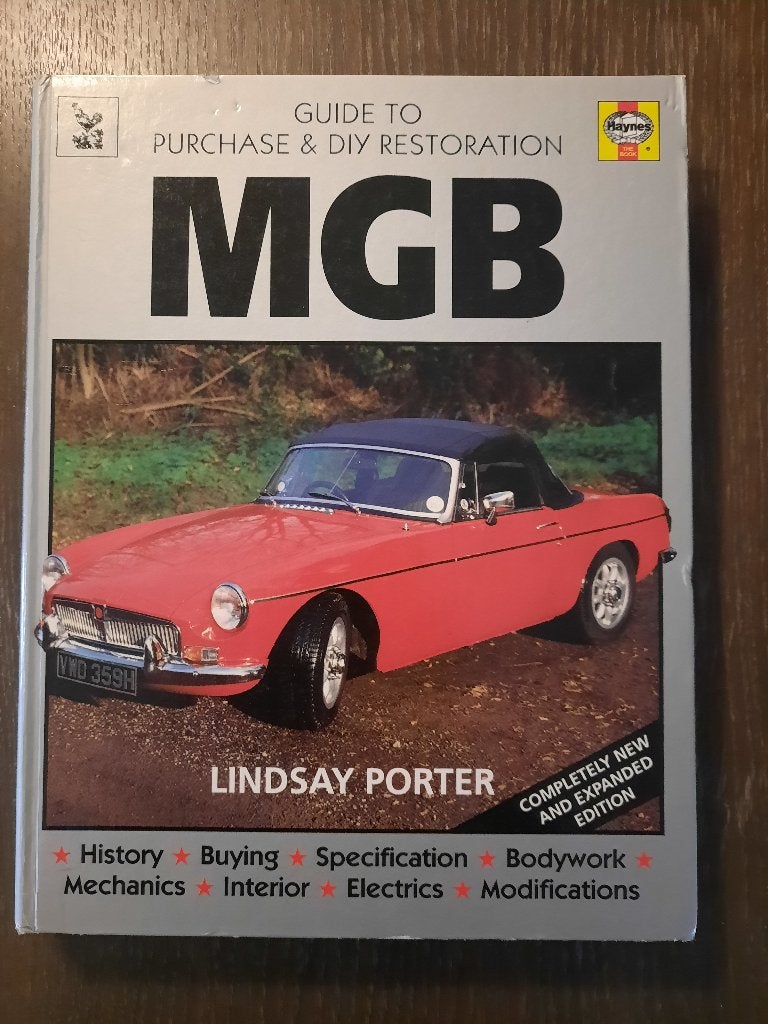 MGB restauratie boek, Gelezen, Ophalen of Verzenden, Overige merken, Haynes