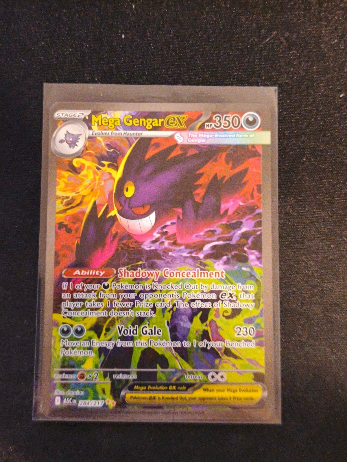 Mega Gengar EX 284/217 Pokémon Kaart, Ophalen of Verzenden