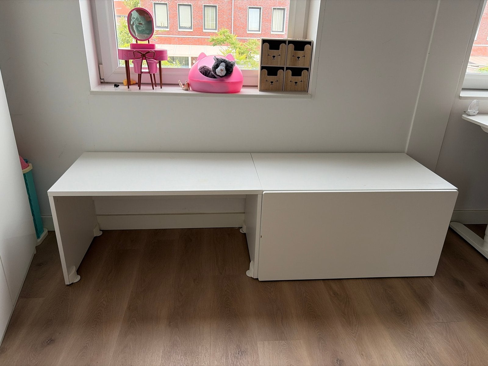IKEA SMÅSTAD bureau voor kinderen met lade en open vak, Ophalen, Gebruikt, Met lades, IKEA