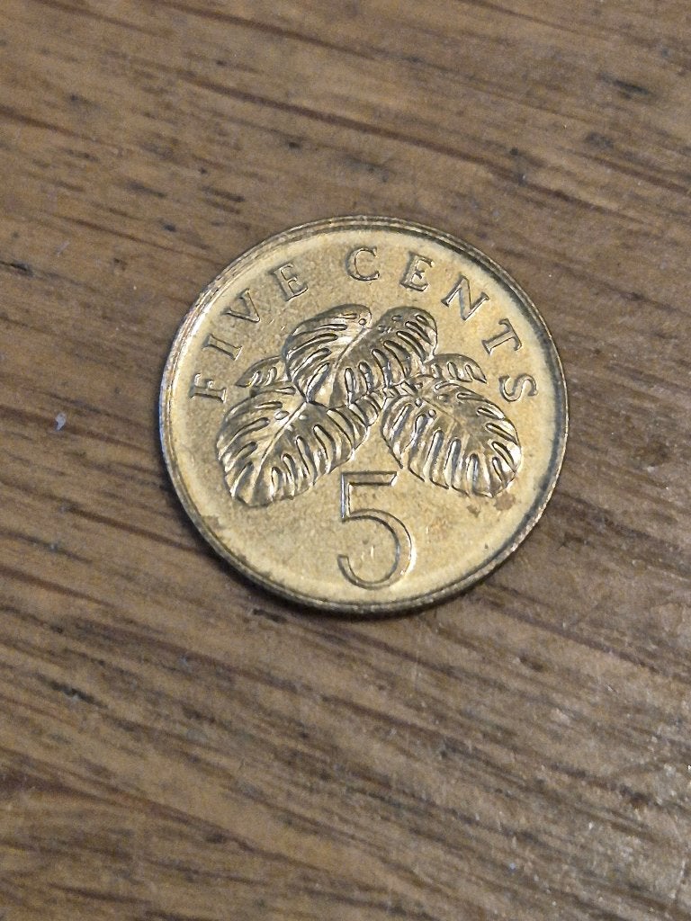 Singapore - 5 Cents 2004, Ophalen of Verzenden, Zuidoost-Azië
