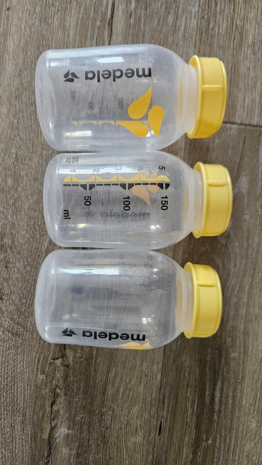 Medela moedermelkflesjes - 3 stuks, 150 ml, BPA-vrij, Ophalen, Gebruikt, Medela, Babyfles