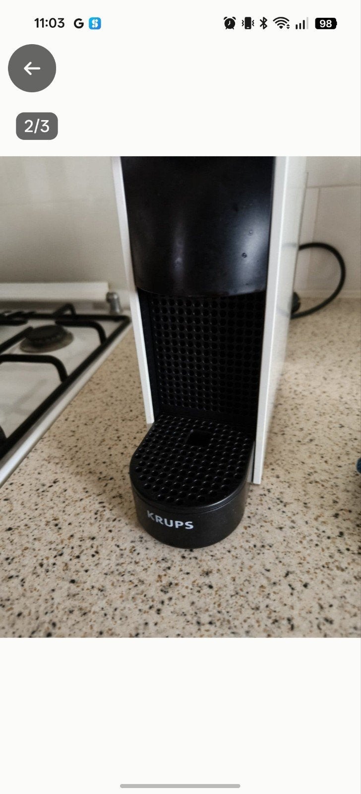 krups Nespresso, Ophalen of Verzenden, Zo goed als nieuw, Espresso apparaat