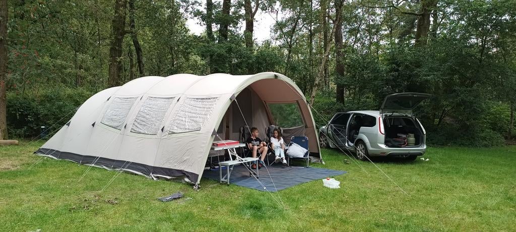 6 persoons tunneltent Vrijbuiter outdoor Tannon 460, Ophalen, Gebruikt, Tot en met 6