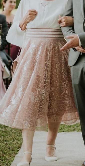Elegante Moeder van de Bruid Feestjurk - Maat M, Kleding | Dames, Maat 38/40 (M), Galajurk, Ophalen of Verzenden, Zo goed als nieuw