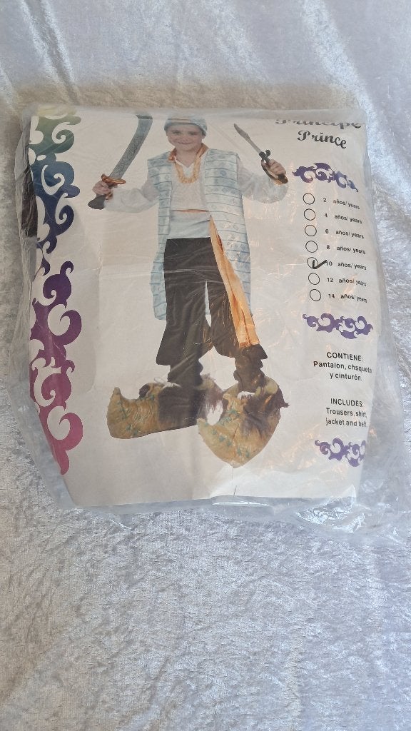 Mooi net pak Oosterse prins, maat 134 (10 jaar) Aladdin,, Ophalen of Verzenden, Gebruikt, 134 t/m 140, Jongen