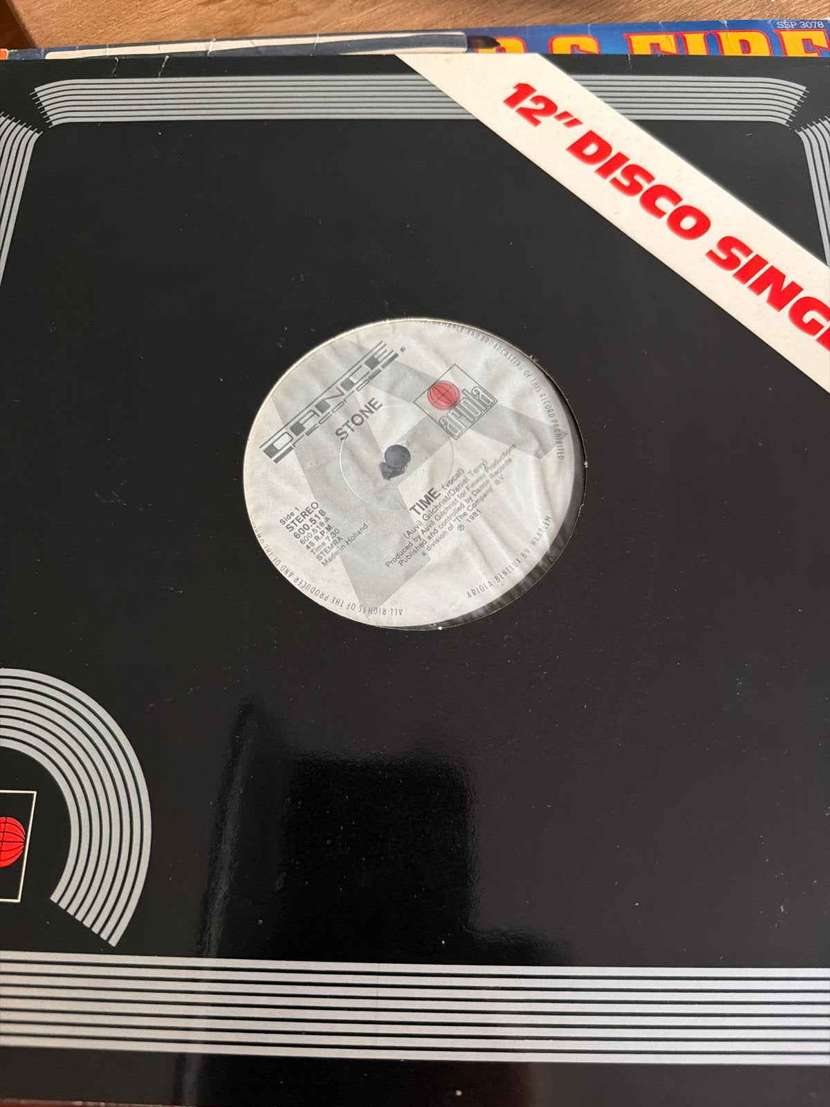 Stone - Time (12" Disco Single), Gebruikt, Maxi-single, 1980 - 1989, Dance