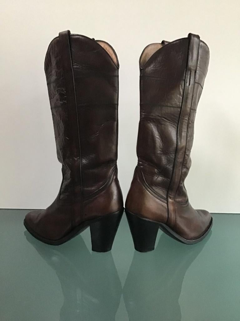 Sendra boots 38 bruin | Boho | Gratis verzenden, Bruin, Verzenden, Zo goed als nieuw, Hoge laarzen