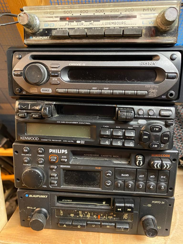 Werkende Autoradio's voor Klassieker of Oldtimer, Ophalen of Verzenden, Gebruikt