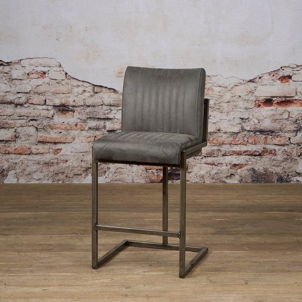 *ACTIE* NIEUW Industriële Barstoel BarKruk Kruk Ferro (5), 5 krukken of meer, 60 tot 90 cm, Nieuw, Leer