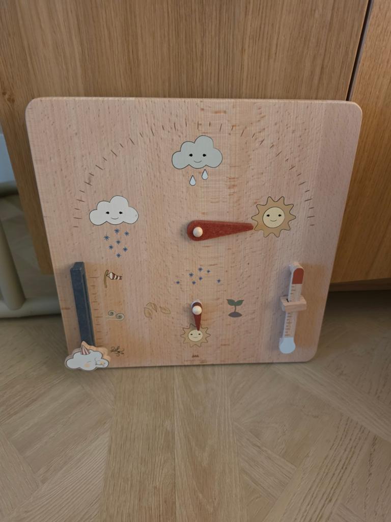 Konges Slojd houten weerstation, Ophalen of Verzenden, Zo goed als nieuw