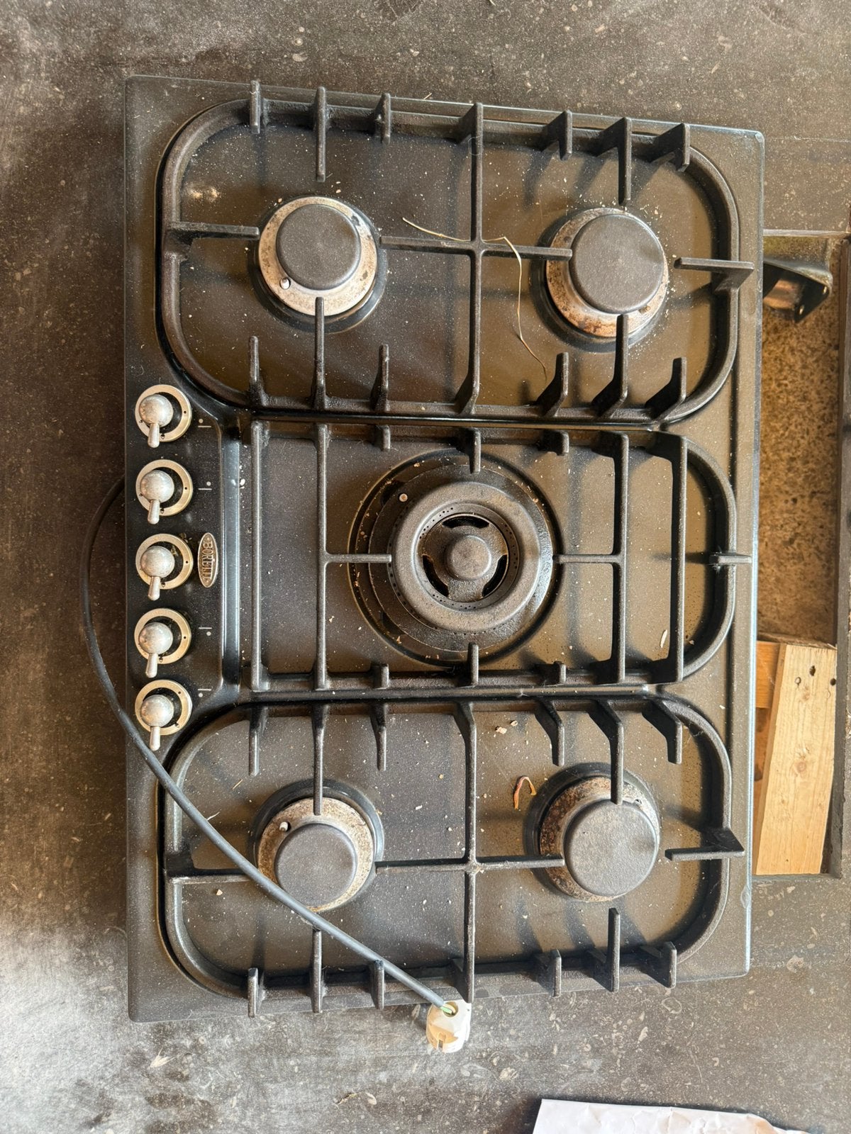 Boretti gasfornuis, Ophalen, Vrijstaand, Gas, 5 kookzones of meer