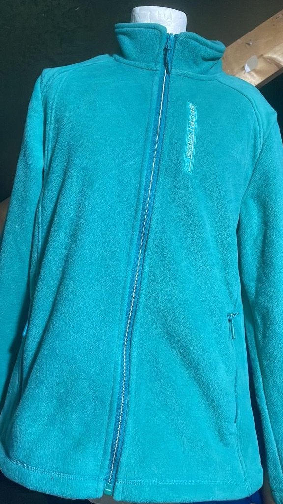 Sportief Dames Fleecevest / Outdoor Jack – Mintblauw, Ophalen of Verzenden, Nieuw, Maat 42/44 (L), Blauw