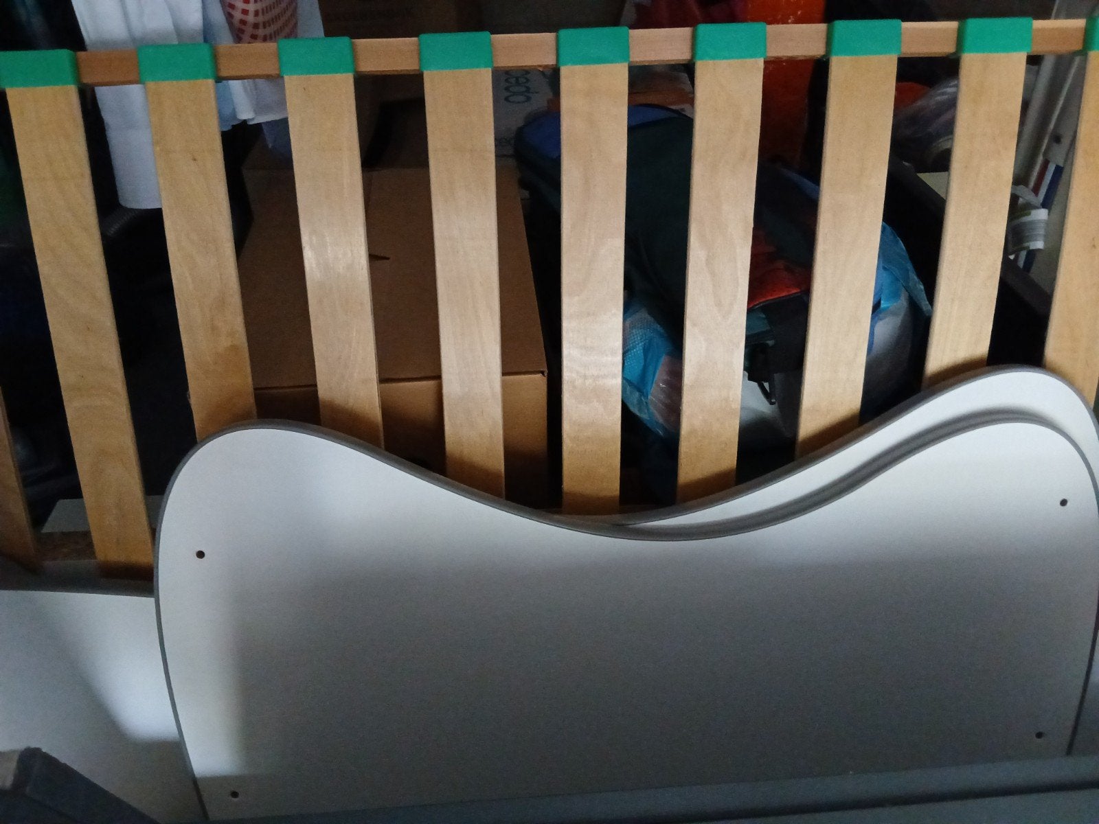 Wit peuterbed 70x140 Topbeds midi, Ophalen, 140 tot 160 cm, 70 tot 85 cm, Lattenbodem