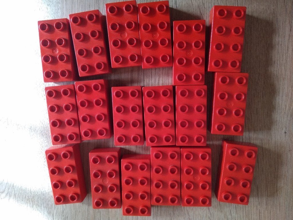 vintage Duplo blokken jaren 70 Lego, Ophalen of Verzenden, Gebruikt, Losse stenen, Duplo