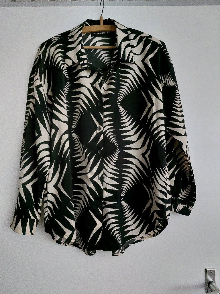 Mooie nieuwe Guts & Gusto blouse, mt M, Ophalen of Verzenden, Nieuw, Maat 38/40 (M), Zwart