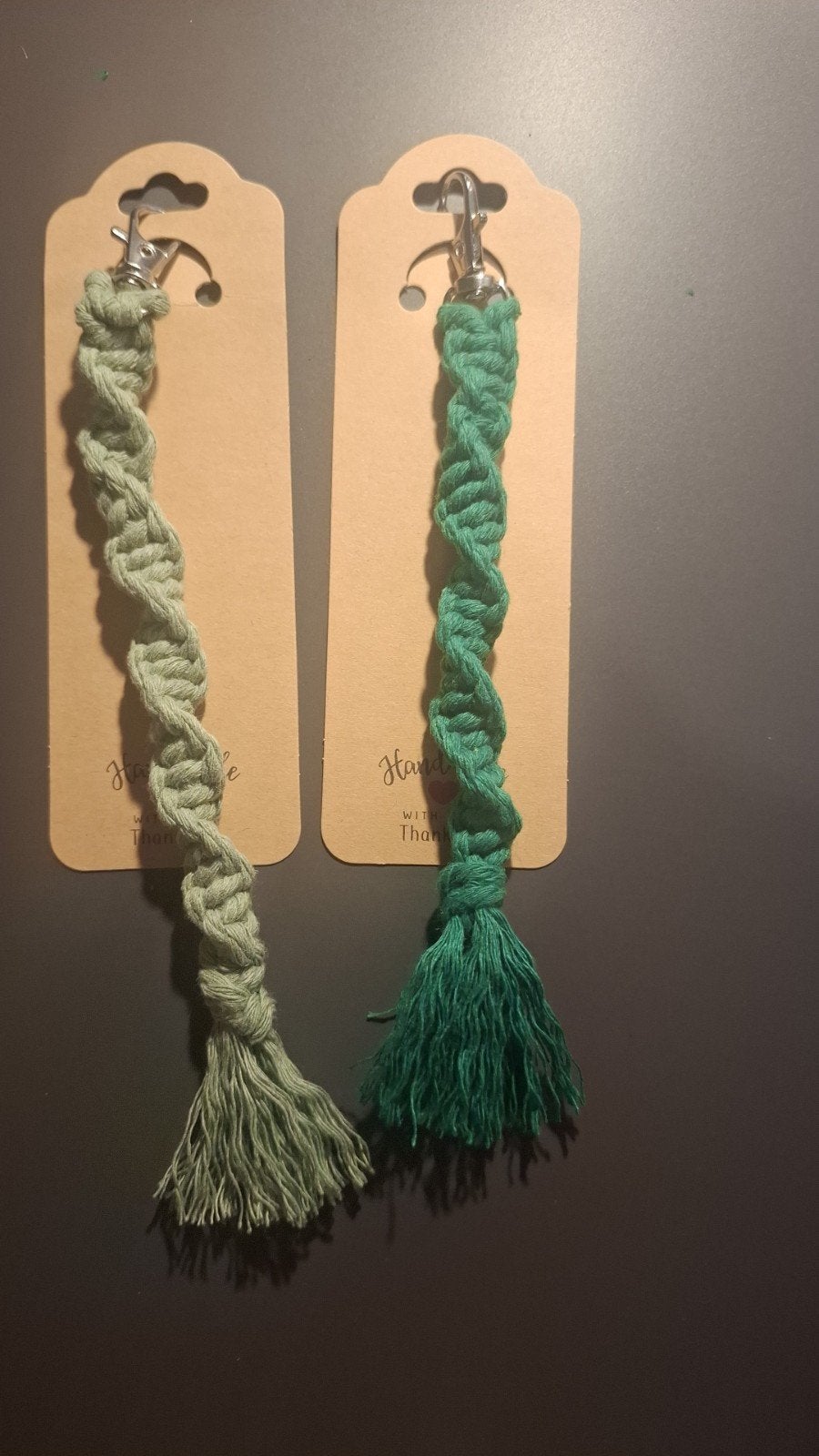 Handgemaakte Macramé Sleutelhangers - Diverse Kleuren, Ophalen, Nieuw, Overige typen