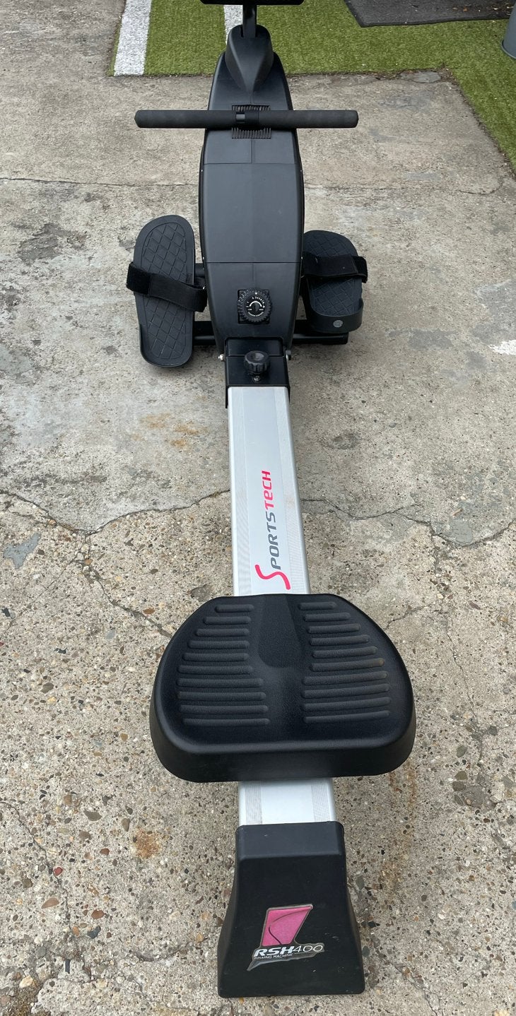 Sportstech RSH400 Roeitrainer, Sport en Fitness, Fitnessapparatuur, Ophalen, Benen, Zo goed als nieuw, Metaal