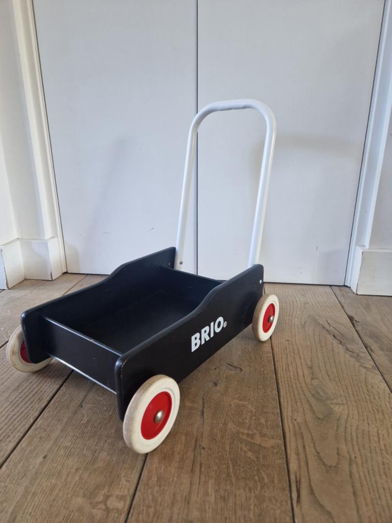 Brio loopwagen zgan, Kinderen en Baby's, Ophalen, Zo goed als nieuw, Duw- of Trekspeelgoed