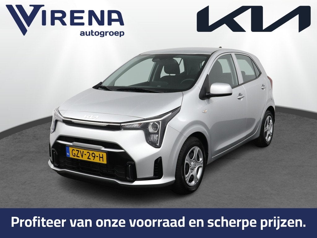 Kia Picanto 1.0 DPI DynamicLine Airco - Apple Carplay/Androi, Auto's, Kia, Voorwielaandrijving, Stof, Met garantie (alle), 4 stoelen