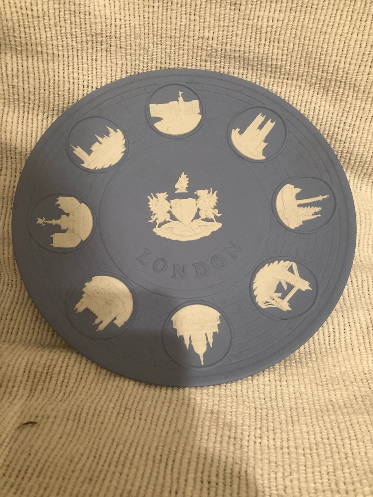 Wedgwood London Landmarks bord in originele doos, Ophalen