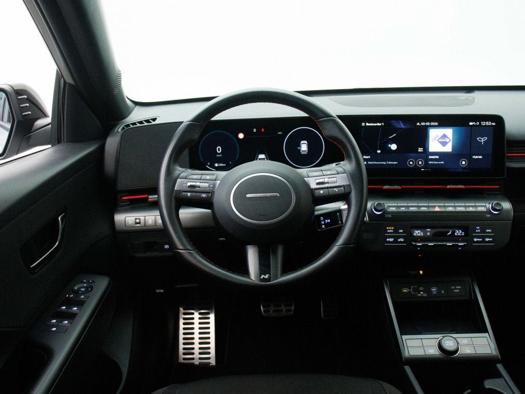 Hyundai KONA 1.6 GDI HEV N Line Edition | Navigatie | Privat, Auto's, Stof, Gebruikt, 129 pk, Automatische klimaatregeling