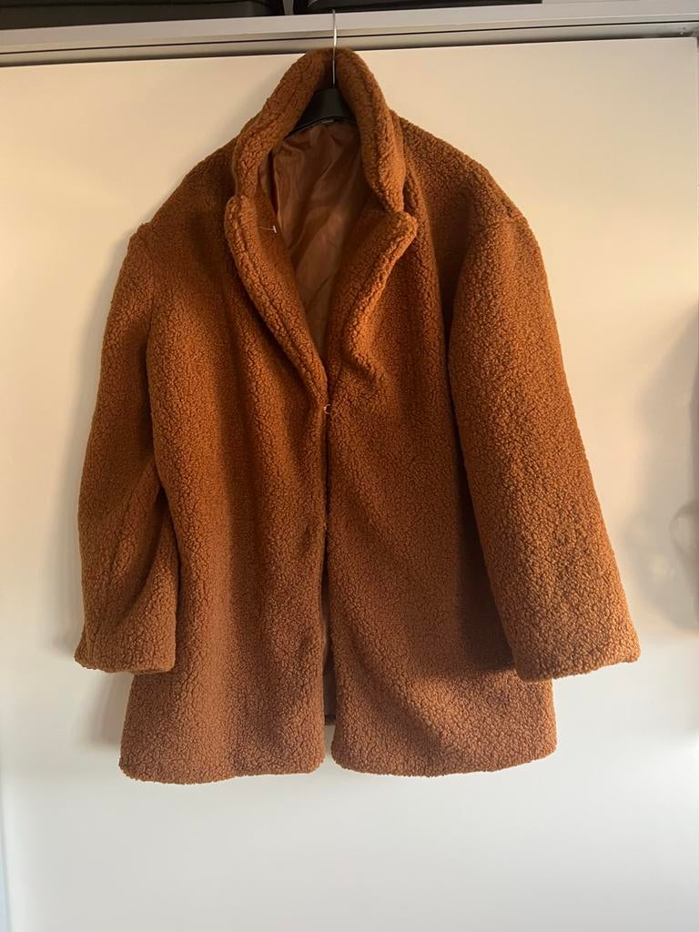 Bruine teddy jas, Kleding | Dames, Jassen | Winter, Ophalen of Verzenden, Nieuw, Bruin